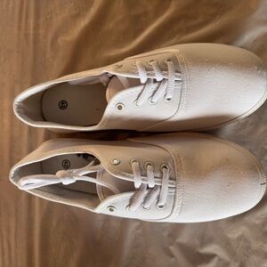 Classic White Canvas Sneakers